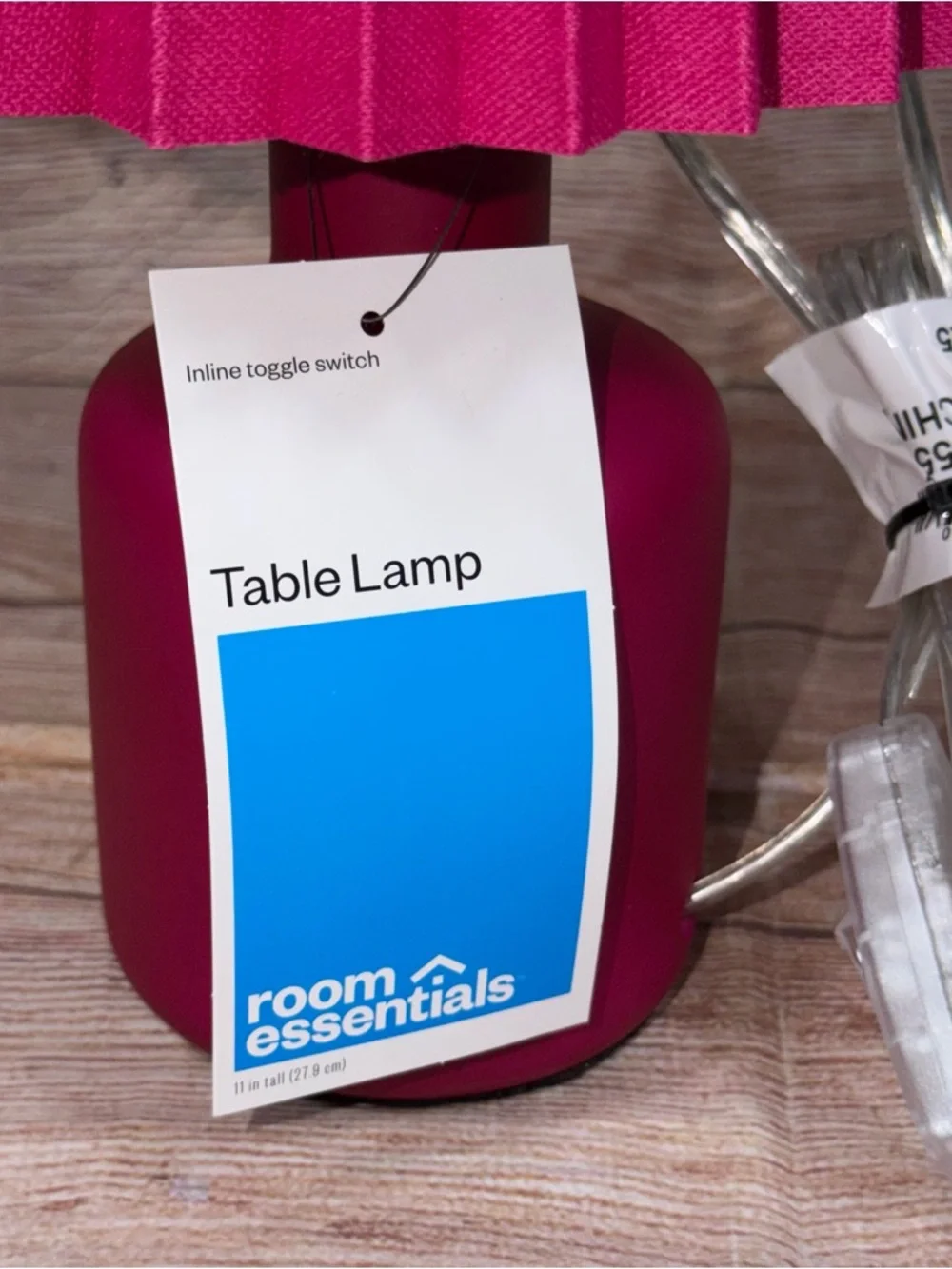 Room Essentials Mini Ceramic Lamp NWT